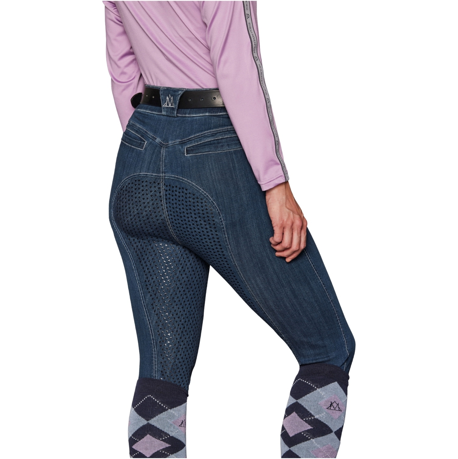 Mountain Horse Femmes Dream Denim Full Seat Riding Breeches 05357 - Denim Blue